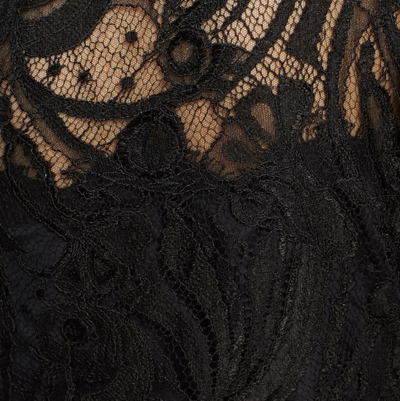 Emilio Pucci one shoulder black lace dress sz 40 / 6 - Picture 7 of 16